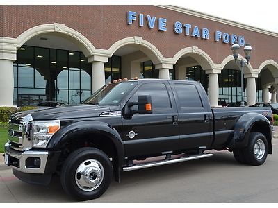 2012 f450 4x4 crew lariat dually, navigation, diesel, $63,700 msrp, 1-ownertexas