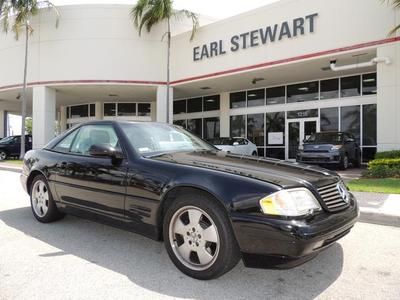 Sl500 convertible 5.0l convertible hardtop 6 speakers am/fm radio cassette