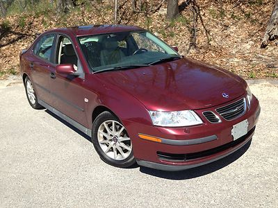 2004 saab 9-3 linear-new bodystyle nr.30mpg 4cyl.gas-saver-112kmiles-sunroof!