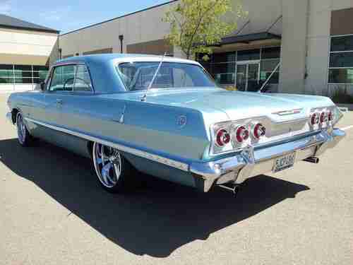 **MUST SEE** FRAME OFF & RESTORED 1963 CHEVY IMPALA SS **VERY CLEAN IN & OUT**, image 8