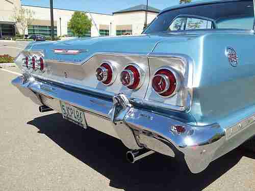 **MUST SEE** FRAME OFF & RESTORED 1963 CHEVY IMPALA SS **VERY CLEAN IN & OUT**, image 10