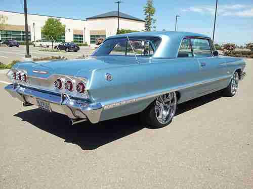 **MUST SEE** FRAME OFF & RESTORED 1963 CHEVY IMPALA SS **VERY CLEAN IN & OUT**, image 12