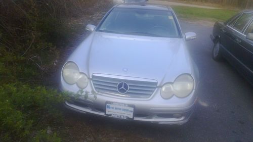 Mercedes-benz c230 kompressor coupe 2-door 1.8l 2003 supercharged turbo