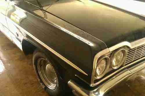 64' Chevy Impala Black 2dr Hardtop...Runs Great!!!, image 2