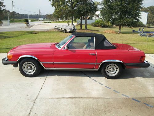 1985 mercedes benz 380sl convertible roadster