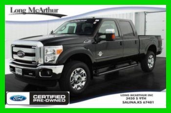 2012 lariat 6.7 v8 4x4 diesel crew cab navigation sunroof heated leather sync