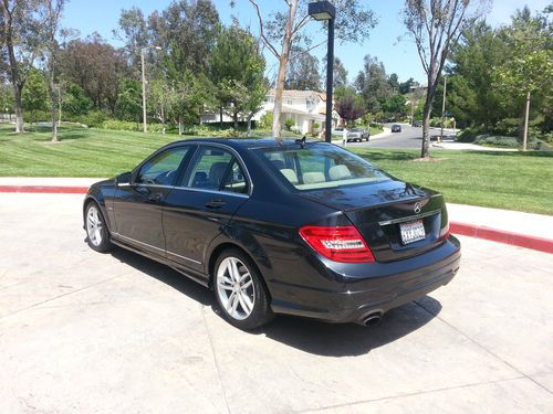 2012 mercedes-benz c250 magnetite black - like new