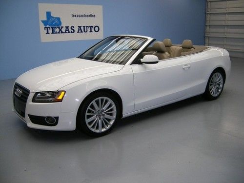 We finance!!!  2010 audi a5 2.0t turbo premium plus convertible nav rcam 1 own