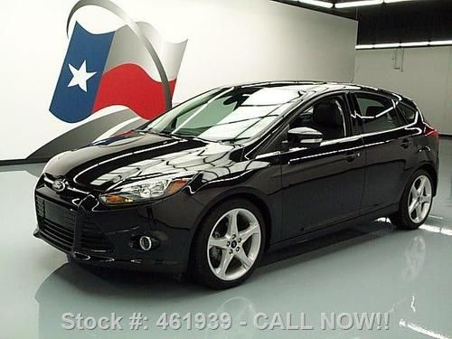 2012 ford focus titanium sunroof nav htd leather 4k mi texas direct auto