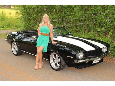 1969 chevy camaro convertible 350crate 700r trans 4wpdb vintage ac ps pw ptop