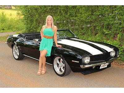 1969 chevy camaro convertible 350crate 700r trans 4wpdb vintage ac ps pw ptop