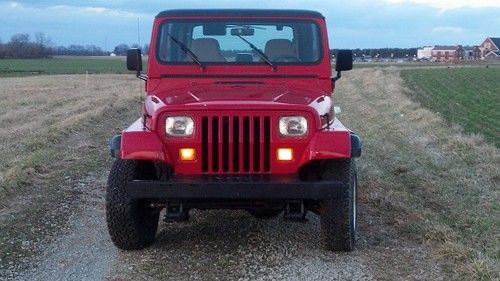 1994 jeep wrangler s 2-door 4.0 litre, low miles, well maintained