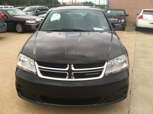 2012 dodge avenger sxt sedan 4-door 2.4l salvage title