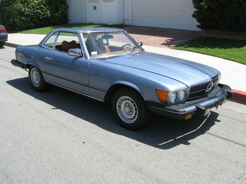 1978 mercedes-benz 450sl beautiful original calif roadster