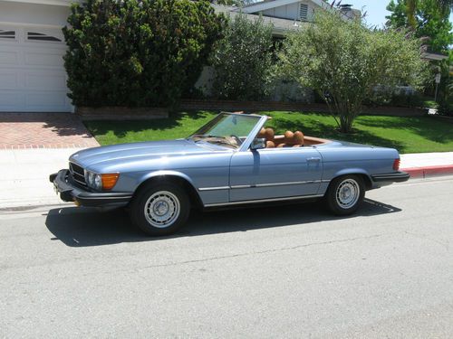 1978 MERCEDES-BENZ 450SL BEAUTIFUL ORIGINAL CALIF ROADSTER, image 7