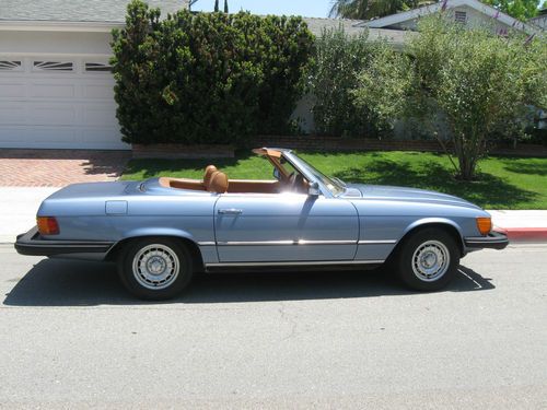 1978 MERCEDES-BENZ 450SL BEAUTIFUL ORIGINAL CALIF ROADSTER, image 9