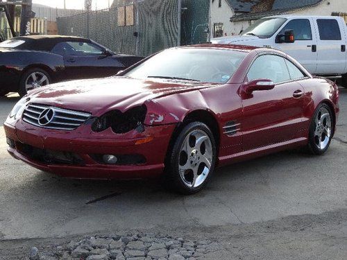 2004 Mercedes-Benz SL500 Damaged Rebuilder Fixer Only 75K Miles Loaded Wont Last, US $11,900.00, image 2