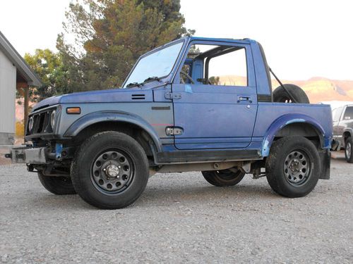 1987 suzuki samurai 4x4 with 41372 miles great cobdition!!! (project or parts)