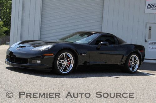 Z06,2lz pkg,blk/blk,navigation,factory chrome wheels,new tires,1 owner,fl car