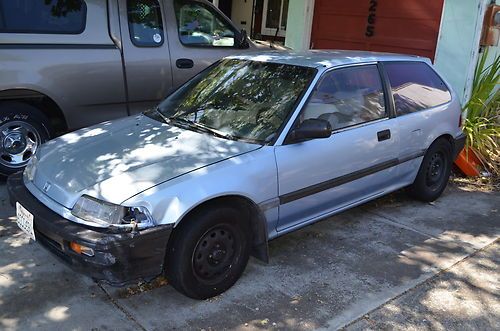 1989 honda civic base hatchback 3-door 1.5l