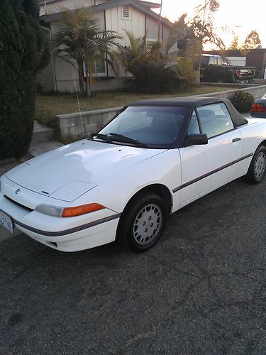 1993 mercury capri base convertible 2-door 1.6l white