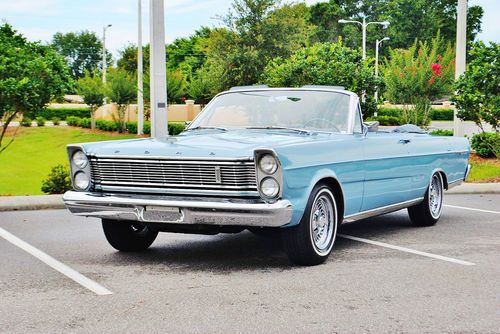 1 owner rare buckets console 65 ford galaxie xl convertible truly sweet classic