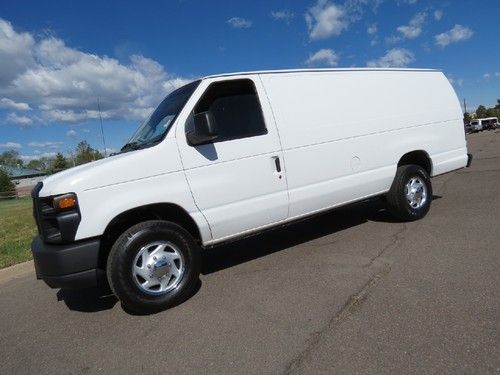 2008 Ford E-350 Extended Cargo Van XL Superduty All Power w/ Racks 1 Owner Fleet, US $7,495.00, image 2
