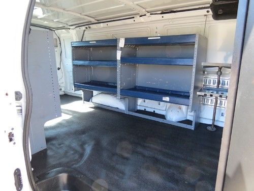 2008 Ford E-350 Extended Cargo Van XL Superduty All Power w/ Racks 1 Owner Fleet, US $7,495.00, image 12