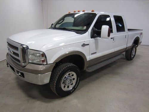 05 ford f250 6.0l turbo diesel auto 4x4 crew cab short bed king ranch 80 pics