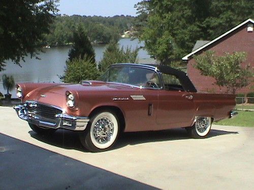 1957 classic ford thunderbird- frame off restoration vin d7fh1450545