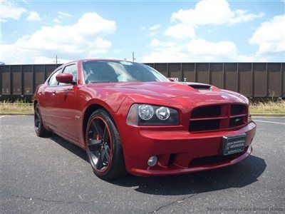 2006 dodge charger srt8 red 75878 miles