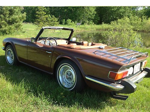 1974 triumph tr6   2-door convertible roadster