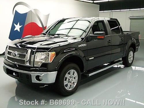 2011 ford f150 lariat crew ecoboost v6 sunroof nav 23k texas direct auto