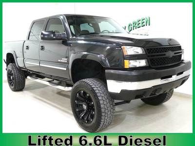 Diesel 6.6l 4x4 lift large tires heavy duty 2500 black alloy wheels leather 4wd