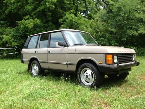 1991 land rover range rover - hunter edition - 57k original miles - no reserve