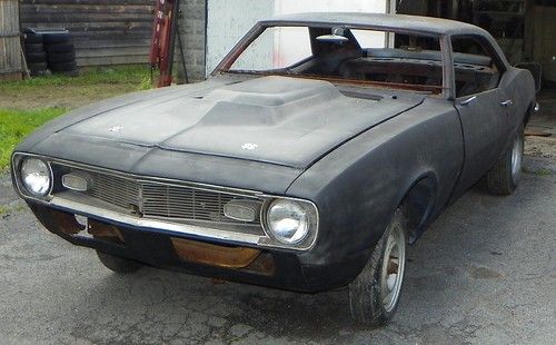 1968 camaro project real solid car original quarters &amp; frame rails