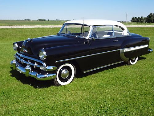 1954 chevrolet bel air 2 door hard top  2 dr ht