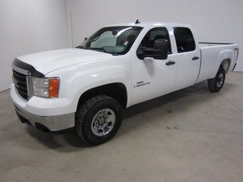 2008 gmc sierra 2500 6.6l v8 auto diesel crew cab long bed 1 owner co 80 pics