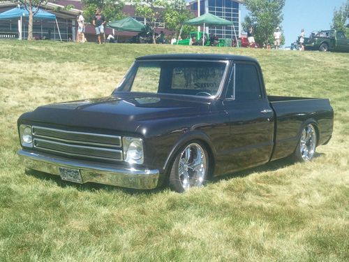 1967 68 69 70 71 72 chevy c-10 truck custom shortbed fuel injected show truck