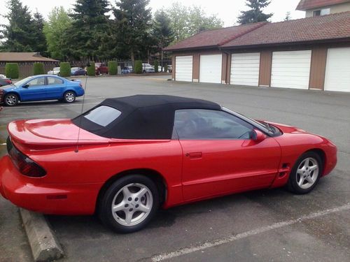 1998 pontiac firebird base convertible 2-door 3.8l