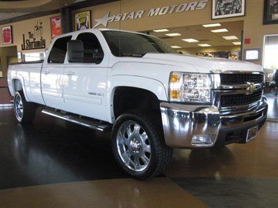 2009 chevrolet silverado 2500hd diesel crew cab long bed z71 4x4 white