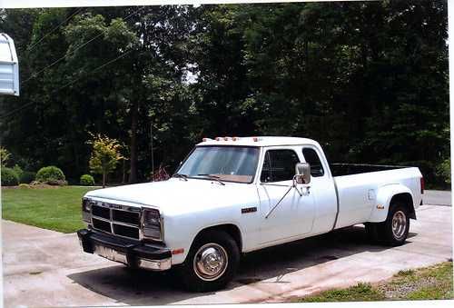 1992 dodge diesel dually extendend cab