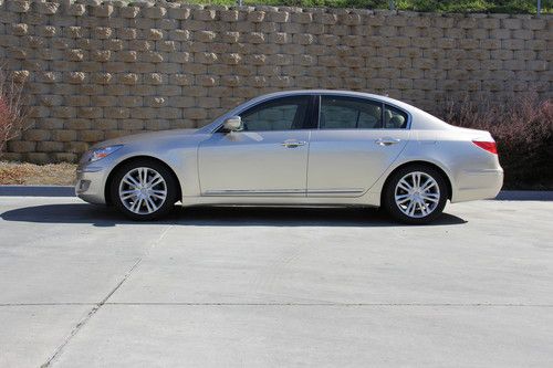 2009 hyundai genesis 4.6l sedan sunroof htd leather nav