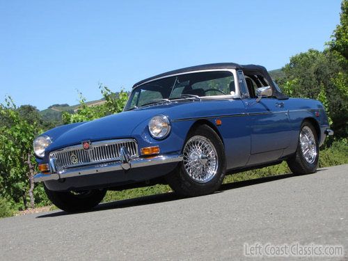 1969 mgb roadster, beautifully restored, 70k mile california car