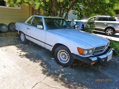 1978 mercedes benz 450sl roadster. complete project low reserve priced to sell!!