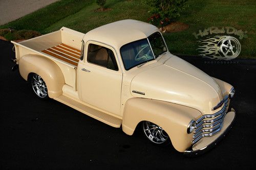 1950 3100 CHEVY RAT ROD STREET HOT ROD AIR RIDE BAGGED PICKUP TRUCK, image 7