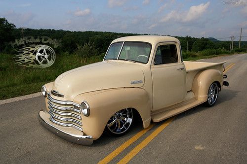 1950 3100 CHEVY RAT ROD STREET HOT ROD AIR RIDE BAGGED PICKUP TRUCK, image 20