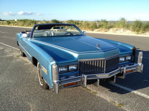 1976 cadillac eldorado base convertible 2-door 8.2l