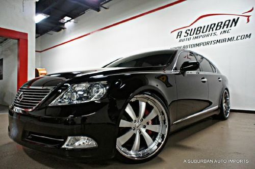 2007 lexus ls 460 luxury package  22" klass 3 pc wheels navi upgrades  wow