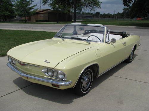 1965 corvair convertible no reserve runs great